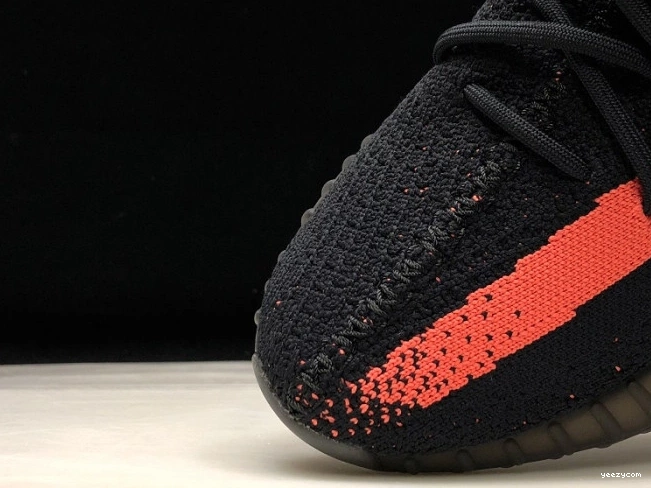 Adidas Black V2 Boost 350 BY9612 Core Yeezy Red 0707